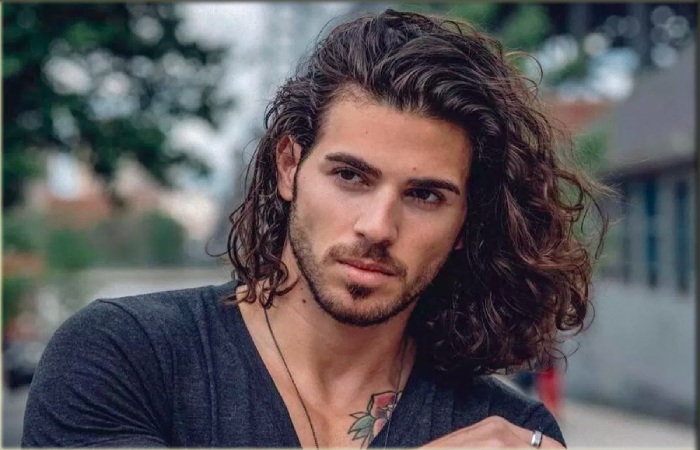 Male Models with long hair