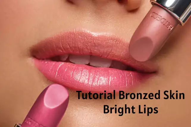 Tutorial Bronzed Skin Bright Lips