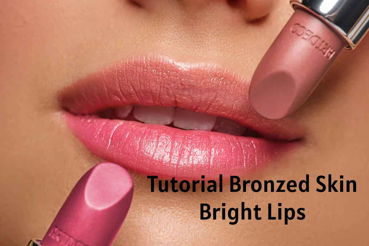 Tutorial Bronzed Skin Bright Lips