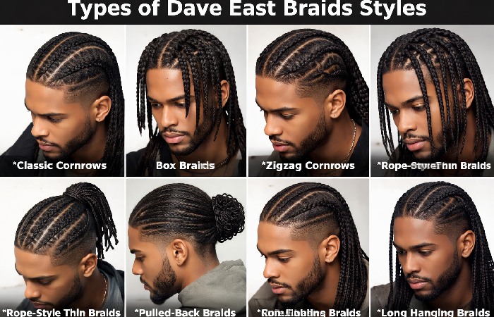 Types of Dave East Braids Styles